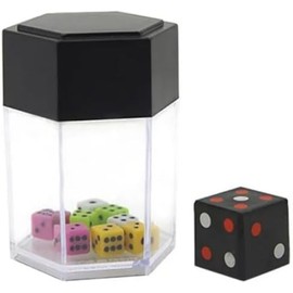 Clockjuan 1Set Multicolor Magician's Dice Props Explosion Magic Trick Dice Magic Prop Novelty Funny Toy Close-Up Performance Joke Prank Use Safety Convenient to Carry,Novelty and Gag Toys