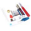 20 Pieces Punch Needle Kit Needle Threaders Embroidery Poking Cross