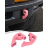 Hoolcar Front Bumper Tow Hook Covers Rubber Tow Hook Sleeve