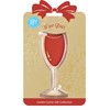 R&M International 8031 Wine Glass Cookie Cutter, 4" Carded