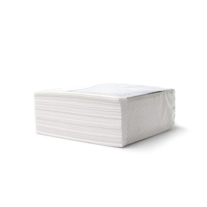 Alvotex CHIC Airlaid 50 Servietten, Stoffähnlich, Hochwertige, Einwegserviette, Weiß, 40x40cm