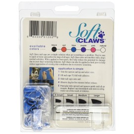 Soft Claws Dog and Cat Nail Caps Take Home Kit, X-Large, Blue