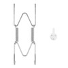 Plate Hangers for Wall for 4-5 inch, Silver