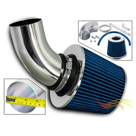 Rtunes Racing Short Ram Air Intake Kit + Filter Combo For 03-06 PT Cruiser 2.4 L4 Turbo (Blue)