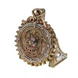 Alchemy of England Gothic Anguistralobe Gears Steampunk Desk Mantel Clock V50