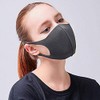 SHOP-STORY Unisex Nose Mouth Mask Breathable Reusable Polyurethane Anti-Dust Black