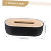 ABOOFAN Japanese Style Tissue Box Napkin Holder with Smooth Opening