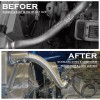 VEHITO 24" Chrome Stainless Steel Radiator Hose Kit, Flexible Radiator