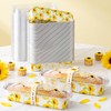 Tioncy 50 Set Mini Sunflower Loaf Pans with Lids Spoons