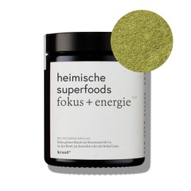 Kruut Home Superfoods Organic 70 g - Wild Herb Powder with Potassium, Iron, Calcium from Nettle, Dandelion, Gouty - Raw Food Nutrients Proteins