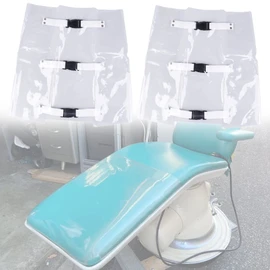 Dental Chair Foot Cover Pad with Elastic Bands, Dental Practice Dustproof Protector Supplies, 2Pcs