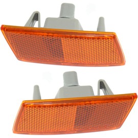 CarLights360: For 2005-2010 Chrysler 300 Side Marker Light Assembly Driver and Passenger Side Pair w/Bulbs DOT Certified - Replaces CH2550125 CH2551125 | 4805861AA, 4805860AA