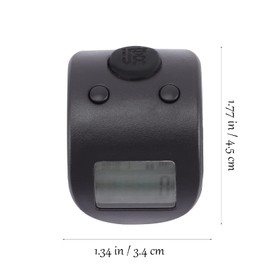 Finger Counter - Digital LCD Electronic Display Finger Hand Tally Counter Clicker Counting Resettable Lap Counter Handheld Number Click Counter for Golf Counting Lap