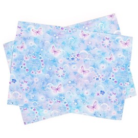 COLORFUL CANDY STYLE Placemat, Standard, PET Plastic, Moonlight Butterfly