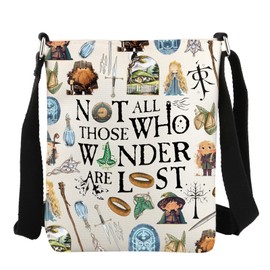 JYTAPP Movie Crossbody Bags Fans Gifts Geek Gift Movie Film Lover Gift (beige)