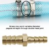 EMSea 2pcs 10mm to 8mm Barb Reducer Tube Mender Splicer