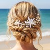GORAIS Diadema de Novia con Forma de Estrella de Mar,