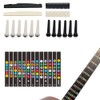 72PCS Guitar Tool Kit，Professional Guitar Repairing Maintenance Tool Kit with