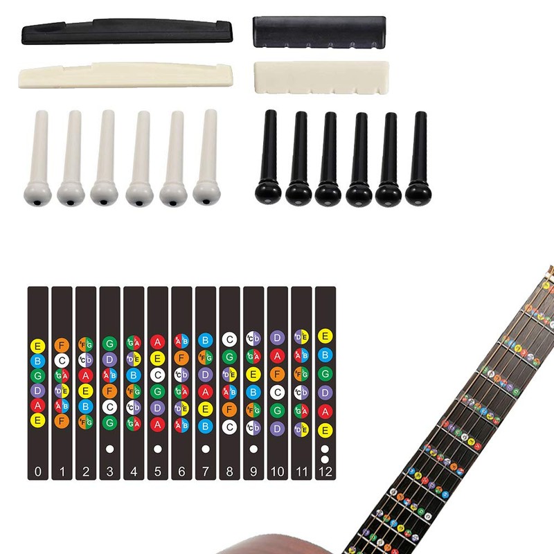 72PCS Guitar Tool Kit，Professional Guitar Repairing Maintenance Tool Kit with