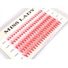 Faux Mink Lash Clusters, Red, 20D, Curl C, 8-16mm, 100