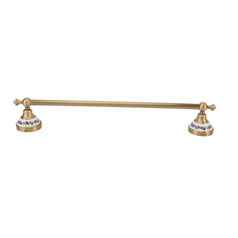 Towel Bar European Style Single Rod Hanging Bath Towel Holder
