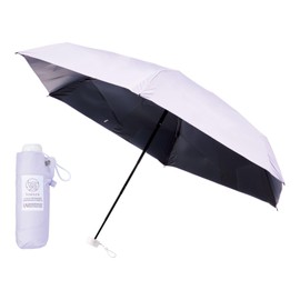 kowaza 30287 Folding Umbrella, Hand Opening, 100% Light Blocking, Heat Shield, UV Protection, Sun Parasol, For Both Sun and Rain, Coza, Easy to Open and Close, Solid, Easy to Fold, Urawaza, Ribs, 19.7