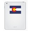 2 x 10cm Colorado Flag Vinyl Decal Sticker Laptop Car
