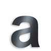 Metzler House Number Made of Solid Steel in Anthracite RAL