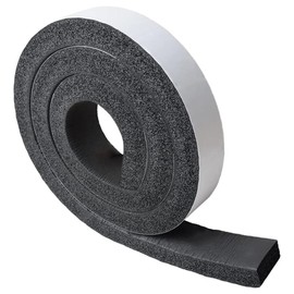 DOBTIM Pipe Insulation Foam Wrap Tape, Self Adhesive with High Resilience for Pipe Insulation Wrap 6.5 Ft x 2 Inch Wide x 1 Inch Thick