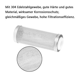 SHULLIN Pack of 2 Aquarium Filter Guard Filter Protection Aquarium External Filter 12 mm Aquarium Protective Cover Protection Aquarium Mesh Net Filter Protective Current Inlet Nozzle Filter Net Sleeve