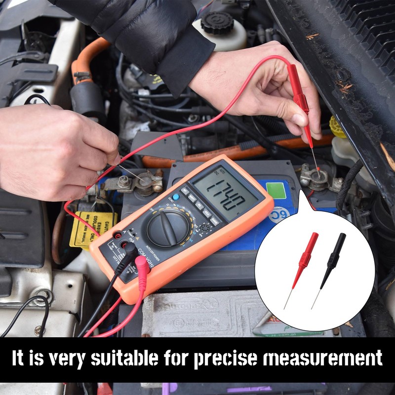 Multimeter Leads Probe Pin 16pcs Multimeter Test Leads Power Back