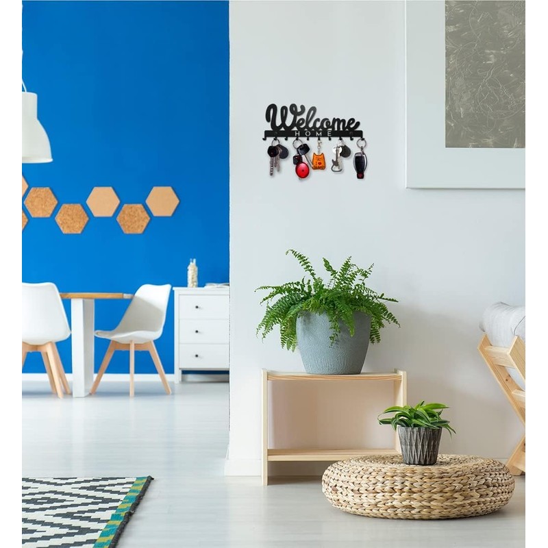 SirHoldeer Key Holder Modern, Welcome Home Key Hook, Key Holder