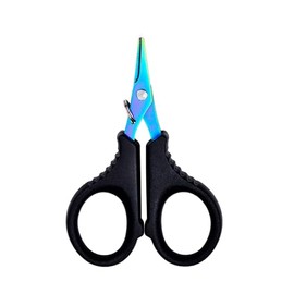 Wrybill Mini Stainless Steel Serrated Edged Blade Fishing Plier Scissor Braid Line Snip Cutter Portable Fishing Braid Scissors for Fishing and more,Small-3.7 in