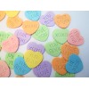 Valentines Conversation Candy Hearts 40 Paper Die Cut Scrapbook Embellishments