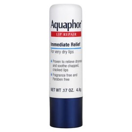 Aquaphor Barra de reparación de labios - Alivia los labios secos agrietados en barra de 17 onzas