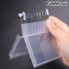 Nail bit holder, 20-compartment case-type bit holder, bit stand / 네일비트 거치대 20칸 케이스형 비트홀더 비트받침대