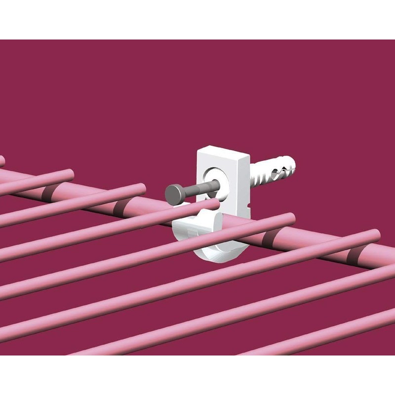 ClosetMaid 1770 Wire Shelving Back Wall Clips for Drywall Installation,