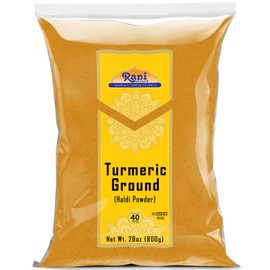 Rani Turmeric (Haldi) Root Powder Spice, (High Curcumin Content) 28oz (800g) ~ All Natural | 100% Pure, Salt Free | Vegan | Gluten Friendly | NON-GMO | Kosher | Indian Origin