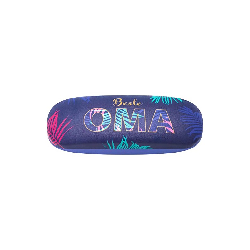 GRUSS & CO Glasses Case with "Grandma" Motif Hard Case