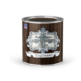All-in-ONE Gel Stain, Espresso (deep Brown), Quart - No Sanding or Sealer Needed, Oil Based for Interior/Exterior use