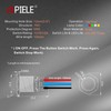 APIELE (Pcs of 2) 12mm Latching Push Button Switch High