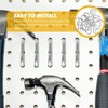 DOITOOL Metal Shelving 20pcs Pegboard Hooks Set Heavy Duty Peg