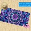 Defresit 2 Pack Microfibre Beach Towels for Adults Women Men