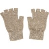 Genuine Merino Wool and Possumdown Fingerless Gloves for Men and