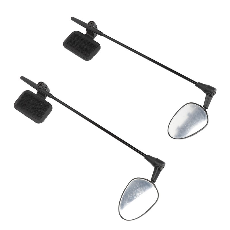 1 Pair Bicycle Helmet Rearview Mirror 360° Adjustable Bike Cycling