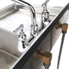 COOLWEST Faucet Installation Kit Connector Set for Stainless Steel Commercial