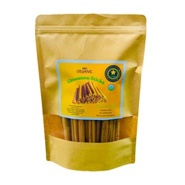 5 STAR Products Organic Real Ceylon (Sri Lanka) Cinnamon Sticks 100g (3.5 Oz) 5 Inch Premium Grade, Freshly Packed (Not Cassia Cinnamon)