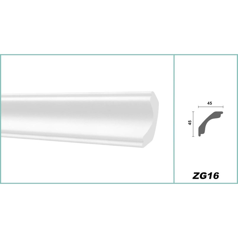 Heximo Ceiling Strips Hard Smooth Polystyrene Strips XPS Stucco Profile