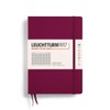 LEUCHTTURM1917 A5 Medium Port Red Blank Notebook 251 Pages Thread