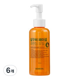 Seed Water Apricot Seed Facial Cleansing Oil, 150ml, 6 pieces / 시드물 살구씨 페이셜 클렌징 오일, 150ml, 6개